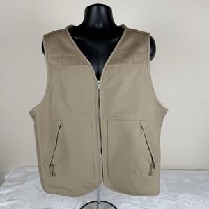 Nike Jordan Air Jumpman Essentials Vest Men's Large HF9327-257 Khaki Beige Nwt